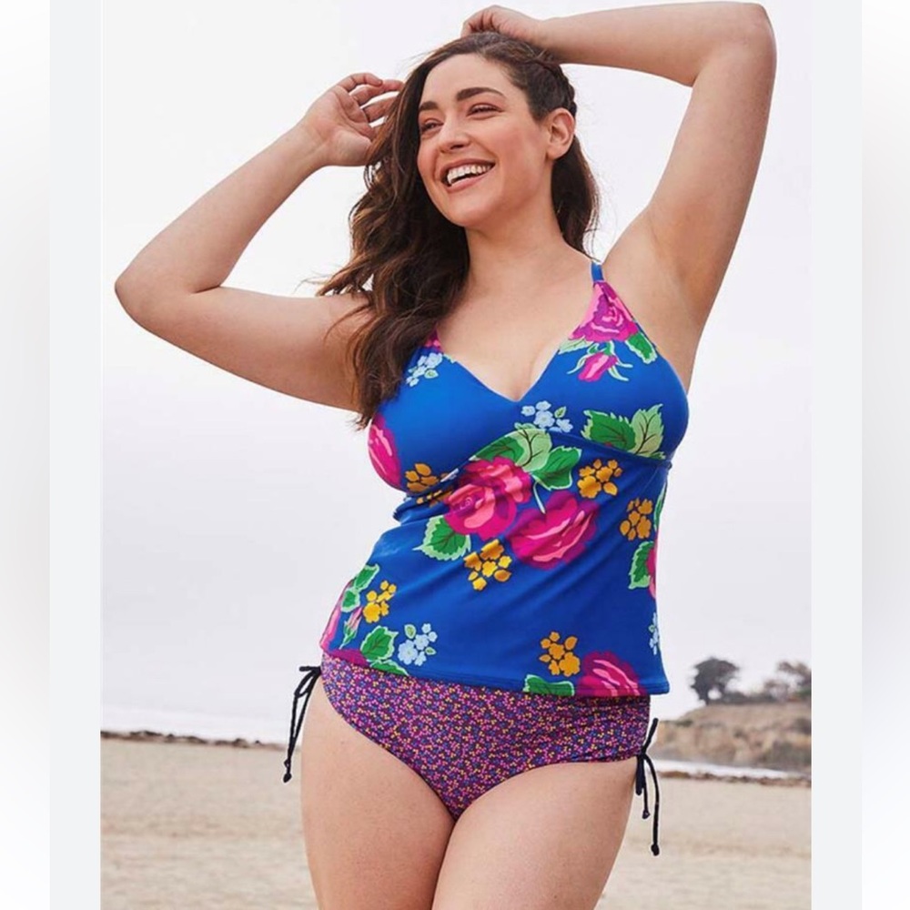 Matilda Jane Floral Tankini Swim Top | XXL